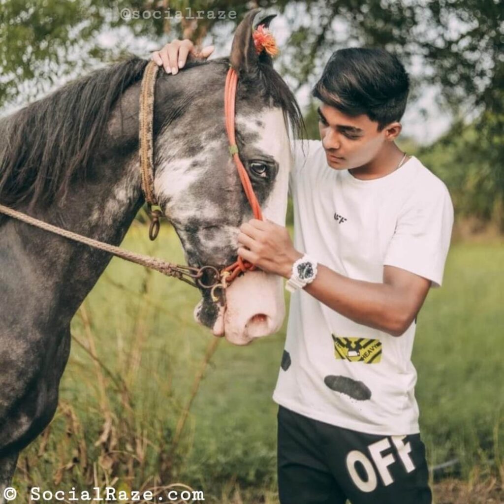 Rohit zinjurke horse riding photo